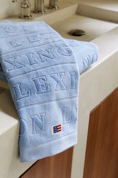 Velour Håndkle - Himmelblå Himmelblå - Lexington