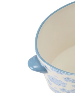 Blomsterpotte m/Hank i Steintøy Blå - Lexington