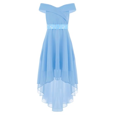 Sweatheart Off-shoulder Kjole Lys blå - Guttogpike