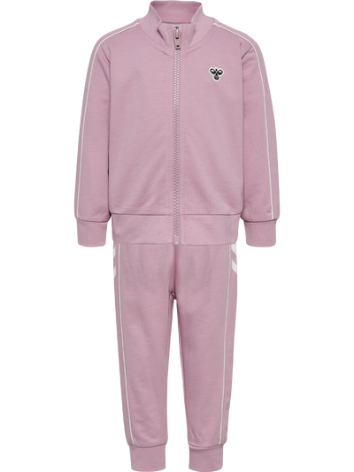 hmlMINI REGULAR TRACKSUIT Mauve shadows - Hummel