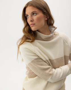 Holebrook Martina WP genser sand/offwhite - Holebrook