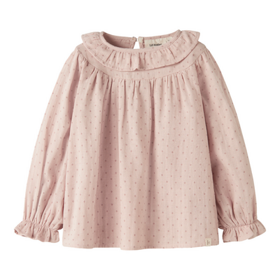 NMFDEMBE LS LOOSE SHIRT LIL ATELIER Peach Whip - LIL`ATELIER