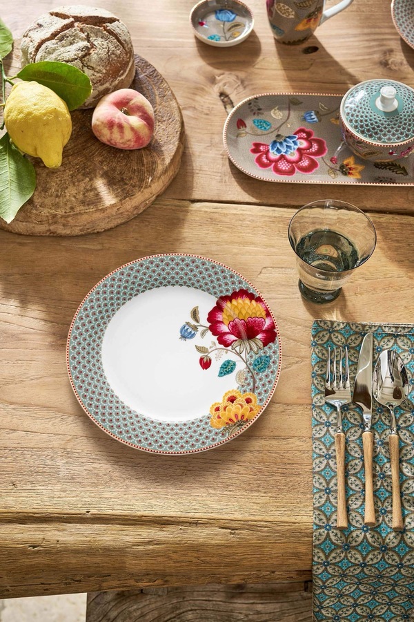 Blooming Tales Tallerken 21cm Blå