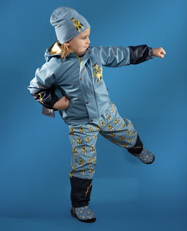 Kattnakken Regnsett Plask Superhelt Superblå - kjem iløpet av febuar