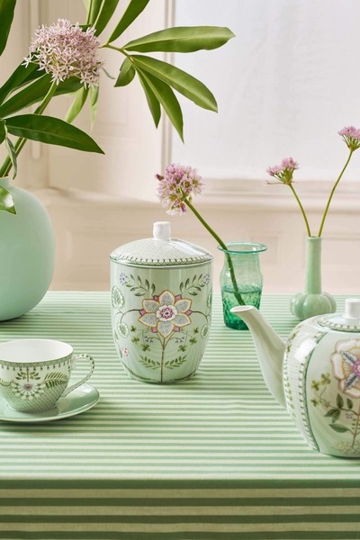 Lily & Lotus Oppbevaringskrukke LIGHT GREEN - Pip Studio
