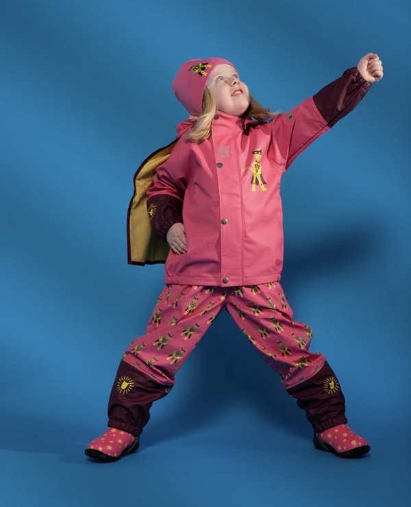 Kattnakken Plask Regnsett Superhelt