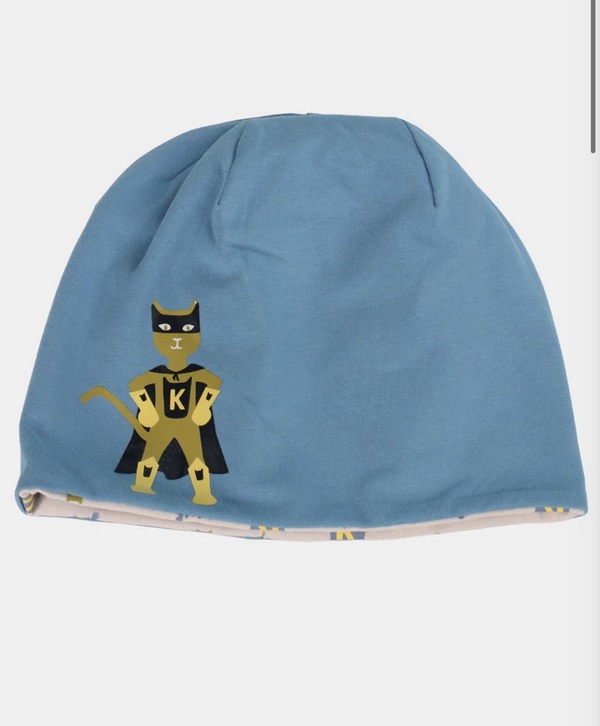 Kattnakken lue vendbar Superblå