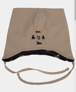 Kattnakken babylue vendbar Marine/Lysbark Marine/Lysbark - Kattnakken