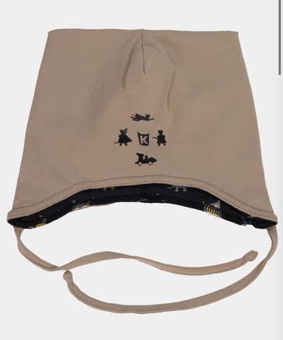 Kattnakken babylue vendbar Marine/Lysbark Marine/Lysbark - Kattnakken