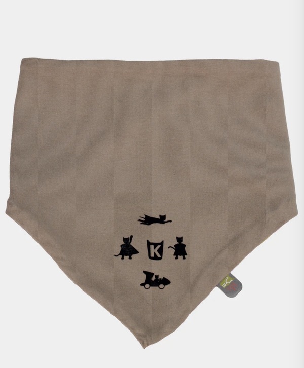 Kattnakken babysmekke vendbar Marine/Lysbark