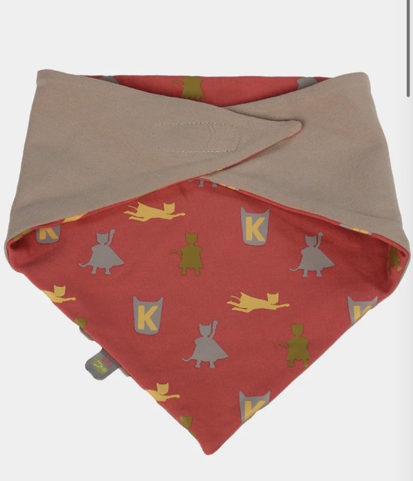 Kattnakken babysmekke vendbar Stokkrose/Lysbark