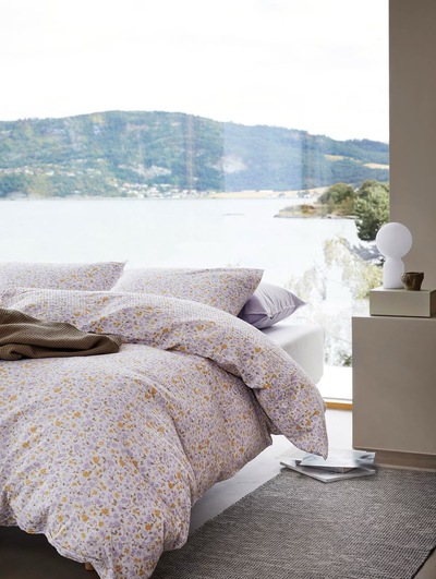 Clara Kreppsengesett - Lavendel Lavendel - Høie of Scandinavia 