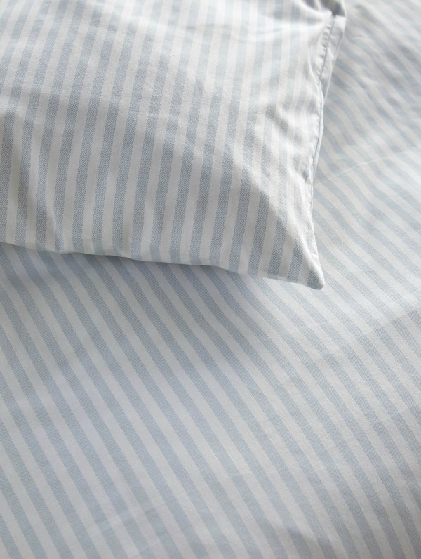 Tor Ekstra Fin Bomull Sengesett - Dempet Blå