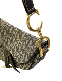 Christian Dior Trotter Saddle Bag Blå - Dior