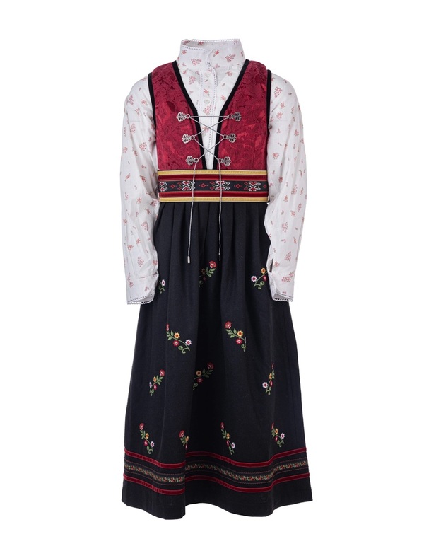 Leah Ull festdrakt valgfri skjorte