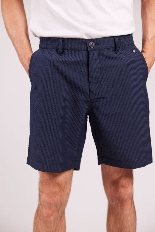 Seersucker Shorts Navy