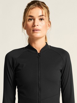Craft Collective Zip Sweater W Black - Craft