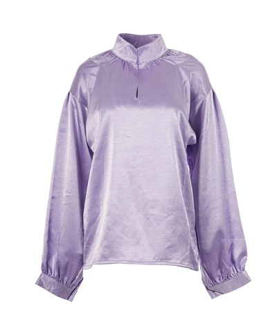 Lise silke bluse  Lavendel - Salto