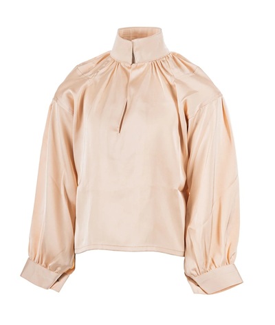 Lise silke bluse  champagne - Salto