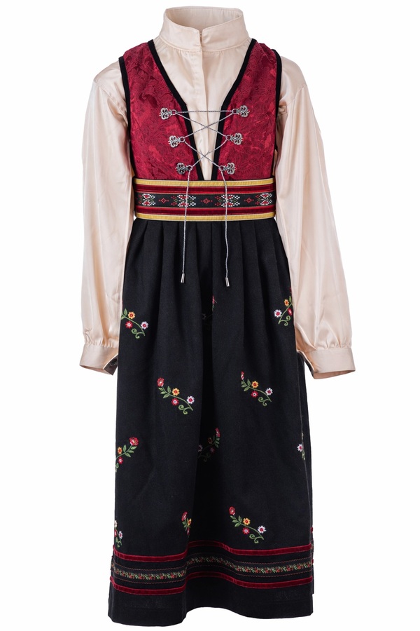 Leah Ull festdrakt valgfri skjorte