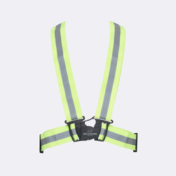 Beckmann B-SEEN & SAFE reflekssele, Yellow Refleksvest - Beckmann