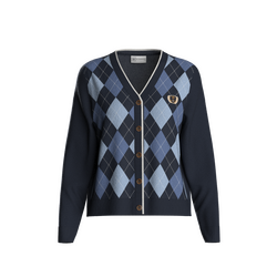 Fairway Cardigan women  navy - We Norwegian