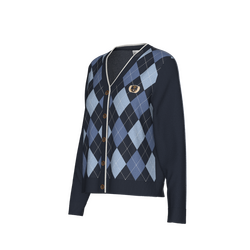 Fairway Cardigan women  navy - We Norwegian