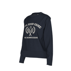 Deuce Chenille Sweater women  navy - We Norwegian