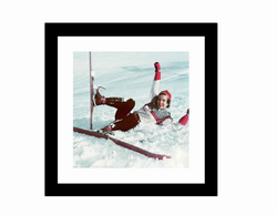 Bilde i ramme med glass 