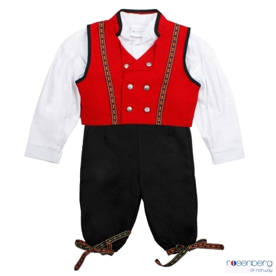 Ola Festdrakt Rosenberg Rød - Rosenvinge