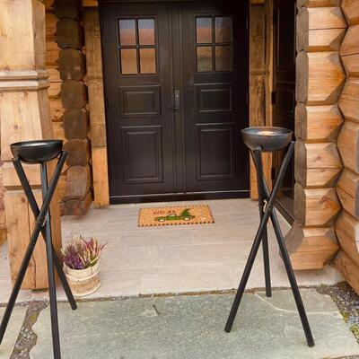 Fakkelholder Pappsen 115 cm  sort - Hyttestil