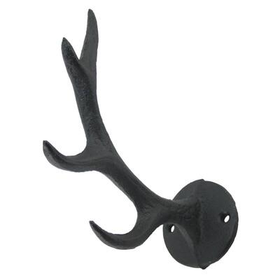 Knagg Gevir  sort - Hyttestil