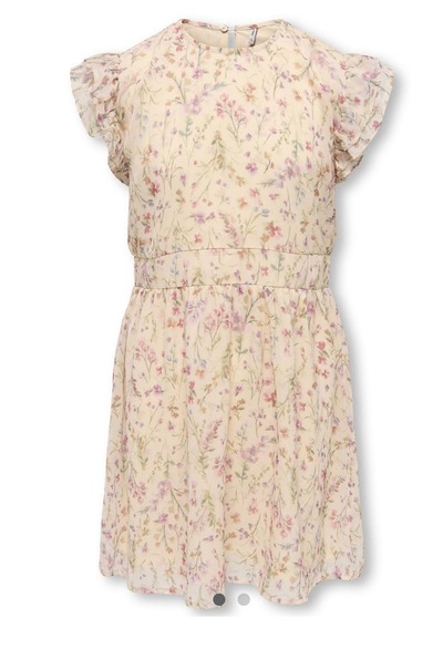 KOGASTA LIFE S/S DRESS  White Summer Flowers - Kids Only 