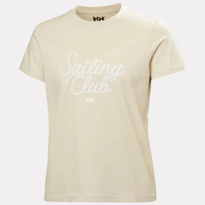 CORE GRAPHIC T-SKJORTE cream - Helly Hansen