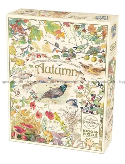 Cobble Hill puslespill 1000 Country Diary Autumn Autumn - Cobble Hill