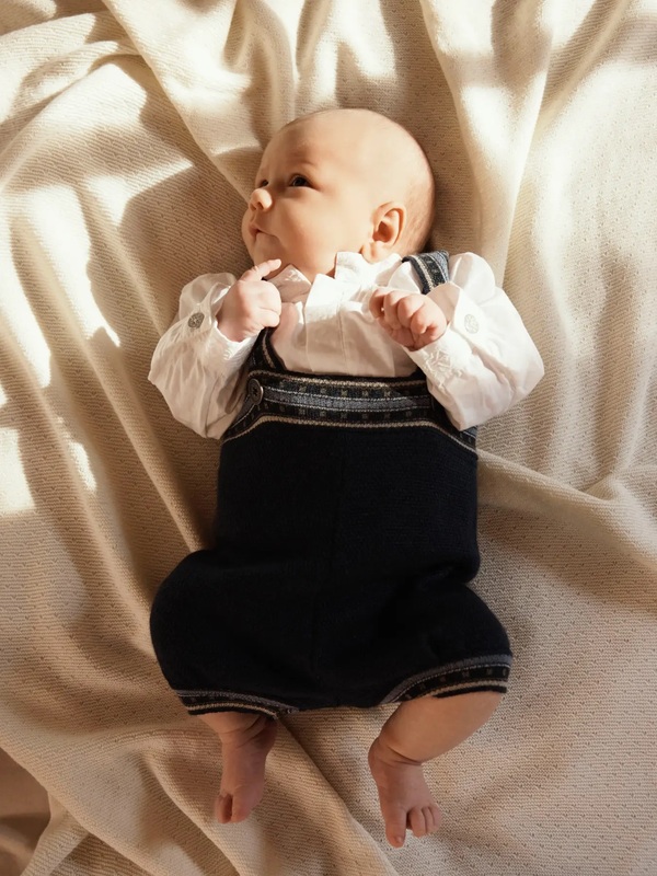 Festdrakt strikk baby gutt 26