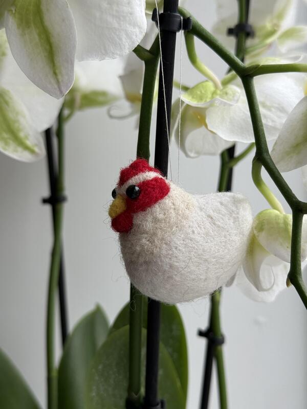 Påskedekor - høne