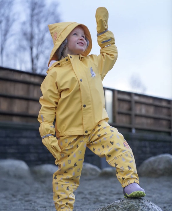 Kattnakken Regnsett Plask Bananskum