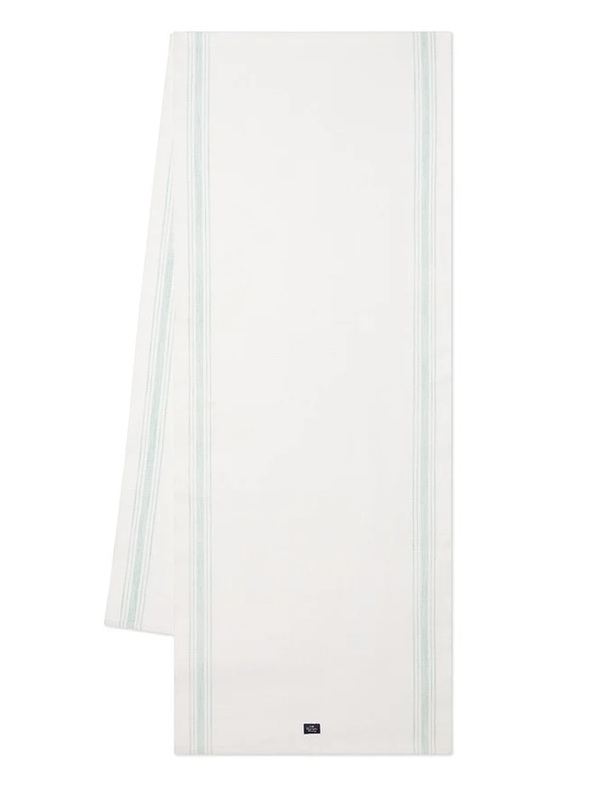 Stripet bordløper i økologisk bomull