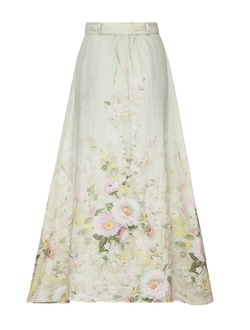 Linen Maxi Skirt Harmony - by TiMo