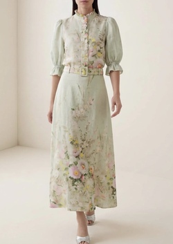 Linen Blouse Harmony - by TiMo