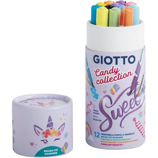 GIOTTO Candy Collection Brush penner 12 pk