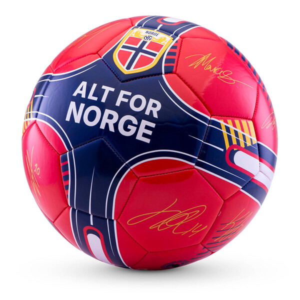 NFF FC  Fotball Rød og blå - Str. 5