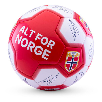 NFF FC Fotball Rød og hvit - Str. 5 Hvit og Rød - Småvarer