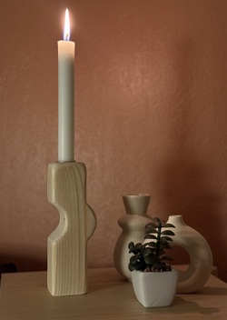 Lysestake Beige - Asrkunst