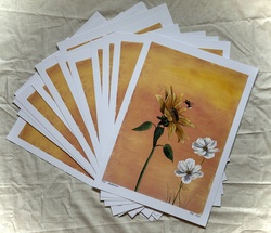 Solglimt - kunsttrykk Flerfarget - Asrkunst