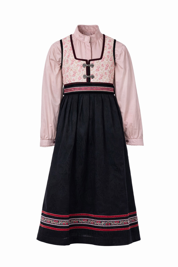 Oline Flower med Name It silke bluse