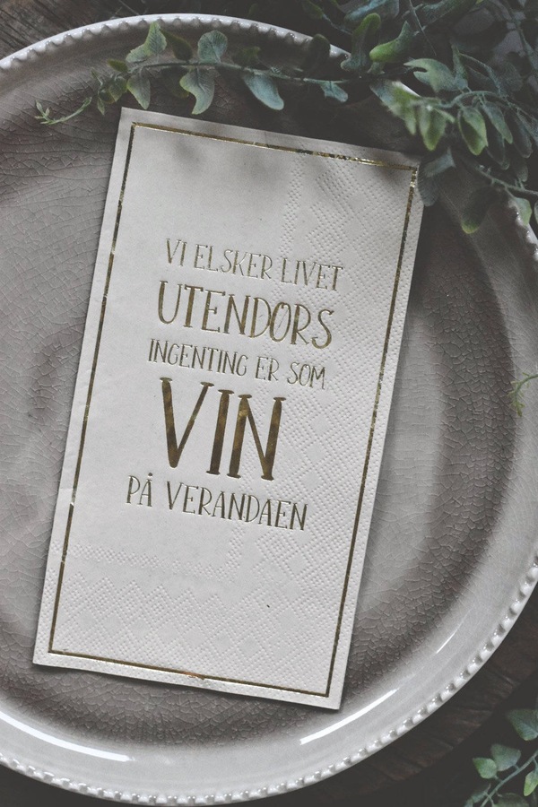 Trend Serviett - Vin på Verandaen, 20pk
