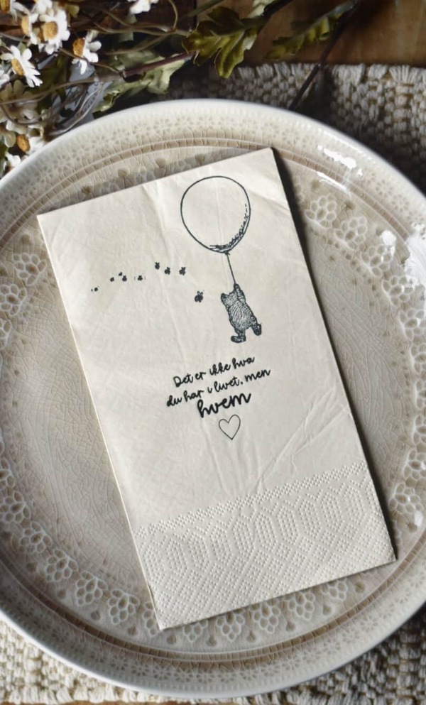 Trend Serviett - Ikke Hva Du Har Men Hvem, 20pk