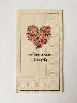 Trend Serviett - Blomsterhjerte, 20pk ikke relevant - Trend Design